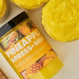Pineapple Mint Glow Sugar Scrub, Exfoliating